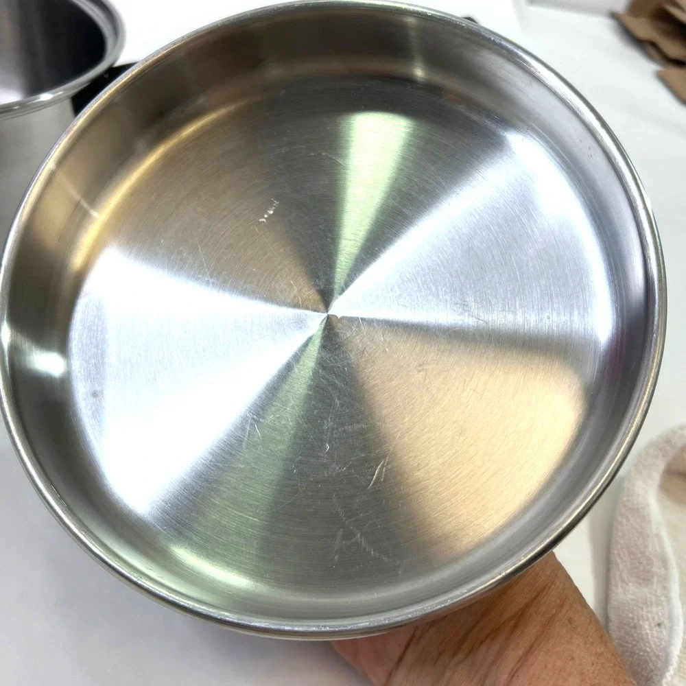 Vintage Lifetime 2 Qt Saucepan with Lid Stainless Steel 18-8 USA Heavy Pan